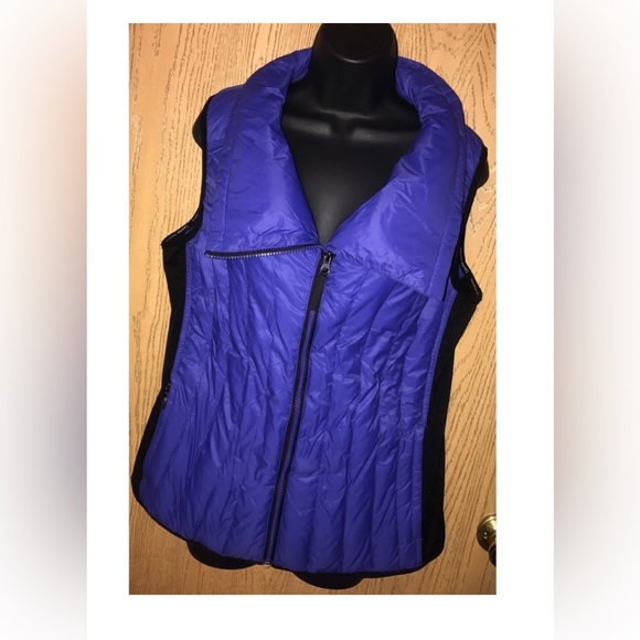 Royal Blue Calvin Klein Down Vest - Picture 1 of 5